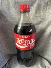 Share A Coke with Edgar 2025 Personalized Gift Coca Cola Bottle 20oz