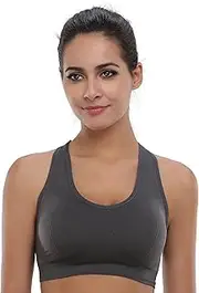 [BAOMOSI] Women's Seamless High Impact Support Racerback Workout Yoga Sports Bra