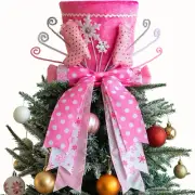 Christmas Tree Topper, Christmas Tree Topper Hat, Pink High Heels Tree Topper Ch