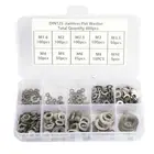 600*Value Flat Washers 304 Stainless Steel 600 Pcs Assortment Kit UK~New
