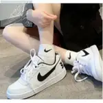 正版 NIKE SON OF FORCE 黑白 熊貓 小空軍 簡約 百搭 輕量 低幫 休閒滑板鞋 女鞋 839985