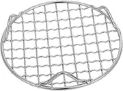 BESTOYARD Stainless Steel Baking Tray Rack Grill Tray for and Rack with Legs for Grill Mesh