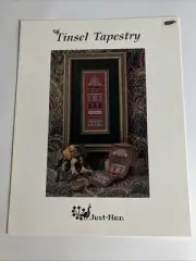Just Nan Tinsel Tapestry Counted Cross Stitch Leaflet Chart Pattern Only 1995