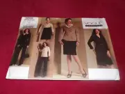 VOGUE #V2939 - LADIES JACKET - SHIRT - DRESS - SKIRT & PANTS PATTERN 18-22 FF