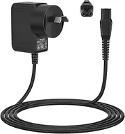 HQ8505 Norelco Charger Cord Fit for Philips Norelco HQ8505 7000 5000 3000 Series mg5750 mg7790 Electric Shaver Beard Trimmer 15V AC Adapter Power Supply Cord