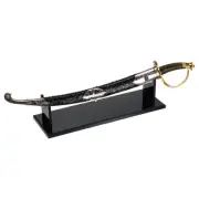 1 Pair Light Saber Stand Acrylic Desktop Fixed Light Saber Holders, All Black