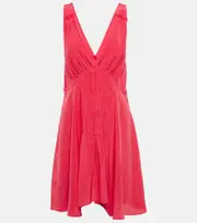 [Isabel Marant] Isabel Marant Nalatiaga silk minidress AU 16 pink