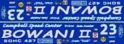Bowani II 1965 Mustang 1/64th Scale Waterslide NHRA Drag Decal