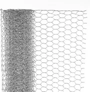 HAKZEON Chicken Wire Net, 16.9 Inches x 32.8 Feet Galvanized Hexagonal Wire Mesh