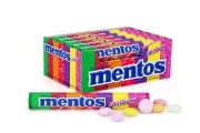 Chewy Mint Candy Roll, Rainbow, Non Melting, Party, 14 Pieces (Bulk Pack of 15)