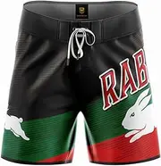 NRL Barrel Board Shorts - South Sydney Rabbitohs - Swim - Adult