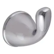 Ames Metal Robe Hook in Polished Silver Chrome