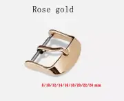 Universal Watch Buckle Suitable Watch Band Strap Stainless Steel -Rose Gold -AU