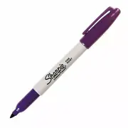 30038 Sharpie Permanent Marker, Fine Point, Purple, Pack of 1