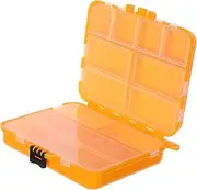 Abaodam Box Multi Functional Fishing Tackle Organizer Lure Storage Box with Multiple Compartments Lightweight Container for Efficient Fishing Gear Transport