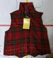 Women's L Nina Leonard Acrylic Sweater Vest