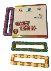 Neliblu Wacky Tracks Fidget Toys Set Stress relief for sensory needs 4 Pack New