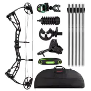 RH 30-70lbs Archery Compound Bow Arrows Set Stabilizer Hunting Shot Target CNC