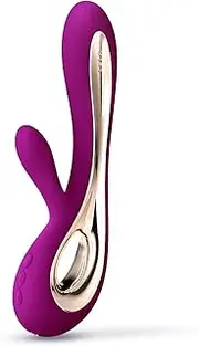 LELO SORAYA 2 Rabbit Vibrator for Women Rabbit Sex Toy Massager for Clitoral and G Spot Pleasure, Waterproof & Wireless Toys for Her Adult Pleasure, Deep Rose