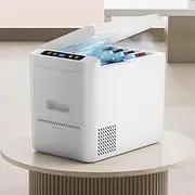 PP-Kic Car Household Refrigerator, Large Capacity 28Lfridge, Outdoor Beauty Freezer, Portable Beer Beverage Icebox, Essential Refrigerator for Summer Camping, Refreshing Summer