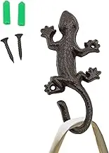 Cast Iron Animal Hooks for Wall, Wall Mounted Heavy Duty Animal Hooks, Antique Decorative Hanger Rack for Coats, Bags, Towels, Hats