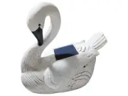 Rock Speaker Swan - Solar Outdoor Wireless Garden Waterproof Bluetooth SY318-B