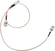 LOORGVEL High Clarity Metal Bnc Coaxial Cable Antenna Extension Cord for Radio CCTV