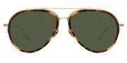 Linda Farrow ABEL LFL1118 C2 Men's Sunglasses Tortoiseshell Size 58