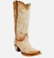 Corral Women's Crackled Western Boot - Snip Toe - C4144