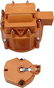 Ronyme Part Number K6951or Distributor Cap and Motor Kits Stern Drive Gear Replacement Ignition System for 351W 351C 351M 400M, Orange