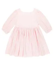 [Bonpoint] Bonpoint Alypsia cotton and linen dress Y 8 pink