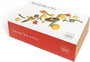 Marcato Gnocchi Like A Pro - A Gnocchi Board with a Garganelli Accessory | 2 Ravioli Mold (Smooth and Fluted Ring) | Pear Wood Rolling Pin | Cotton Cloth | Apron and Cookbook | 7-Piece Kit