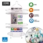 Shower Caddy Chrome Organiser Bath Shelf Shelves Storage Rack Hang Hook Bathroom