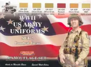 Lifecolor WWII US Army #2 Uniforms Combat Gear Acrylic Paint Set
