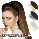 White/Black/Brown Fluffy Hair Pad Plastic/Resin Hair Volume Combs Forehead