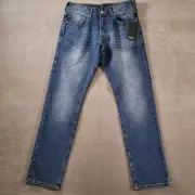 True Religion Geno Relaxed Slim Fit Mens Blue Jeans Size 31 x 32 New