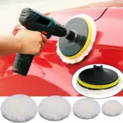 3"/4"/5"/6"/7" Round Wool Buffing Pad Car Polishing Wheel Felt Buffer Disc AU