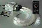 Star Fiber Optic Light Kit DIY Starry Sky Ceiling APP control RGBW mix size PMMA