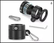 Tangle Free Flag Pole Rings 1 Inch - Aluminum Rotating Flagpole Mounting Swivel