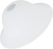 Lampshade Desktop Glass White E27 Lighting