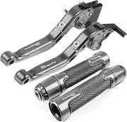 Handlebar Kits Motorcycle Grips Handle Grips Brake Clutch Levers for YAMA-HAS N-MAX NMAX 155 2015 2016 2017 2018 Brake Clutch Levers N-MAX155 (Color : D Set of Styles)