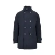 [HERNO] HERNO Padded nylon coat with removable bib Man 48 48 Blue