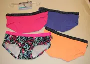 Bonds Ladies Hipster Low Rise Boyleg Brief 4 Pack Print Plain 61K Size 10 New
