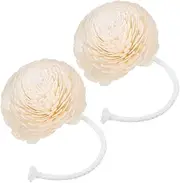 Healeved 2pcs Faux Flower Essential Oil Diffuser with Bendable Cotton Rope Elegant Fragrance Diffuser for Home Suitable for Bedrooms Offices Yoga Rooms Lightweight and Durable Design