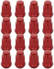 16Pc EZ-GO Golf Cart ClubCar Red Lug Nuts 1/2 –20 Closed End For Golf Carts
