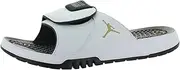 [Nike] Jordan Hydro XI Men's Slides (FN2452-104, White/Black/Legend Blue)
