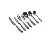 Sherwood Nouveau 42 Piece Cutlery Set Matte Black