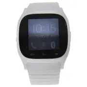 EK-C2 Montre Connectee White Silicone Strap Smart Watch by Eclock for Unisex - 1 Pc Watch
