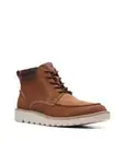 Clarks Men's Collection Barnes Mid Comfort Boots Cola Suede 11.5M New