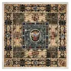 30" Square Black Marble Coffee Table Top Multi Stone Kitchen Furniture Hotel Dec